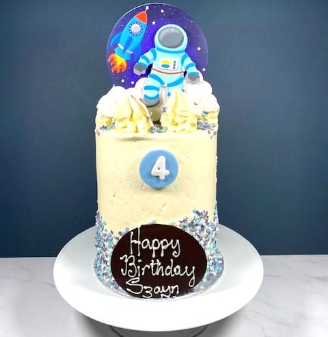 1st Birthday Cake Smash - Space Theme - Gilmore Studios | Orange County, CA  Gilbert, AZ - Newborn, Cake Smash, Family and Wedding Photographer