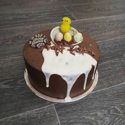 Easter Belgian chocolate mud Cake