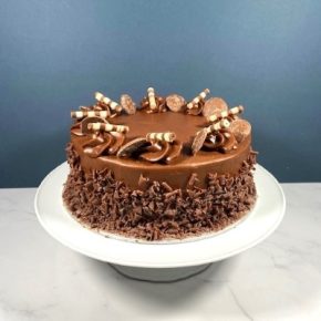Chocolate mud birthday cake
