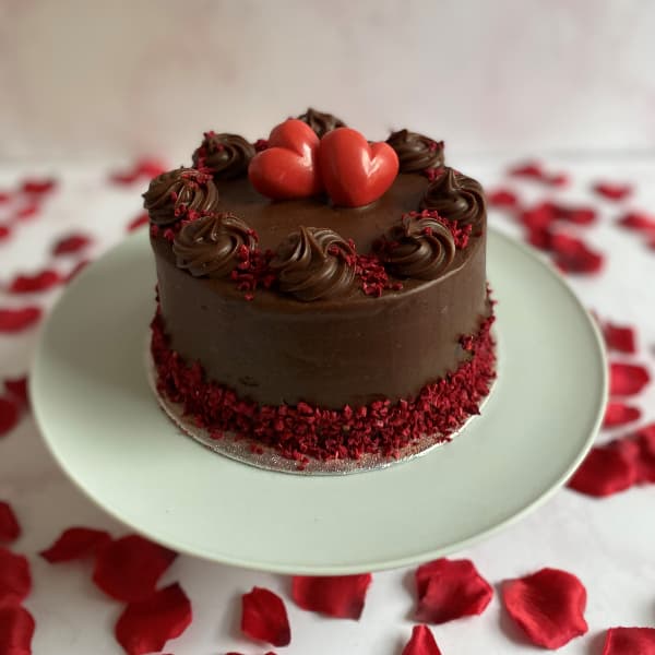 Rich Milk Chocolate Valentines Cake
